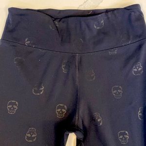 Black with black skulls Nanette Lepore leggings bought at Nordstrom, worn once.